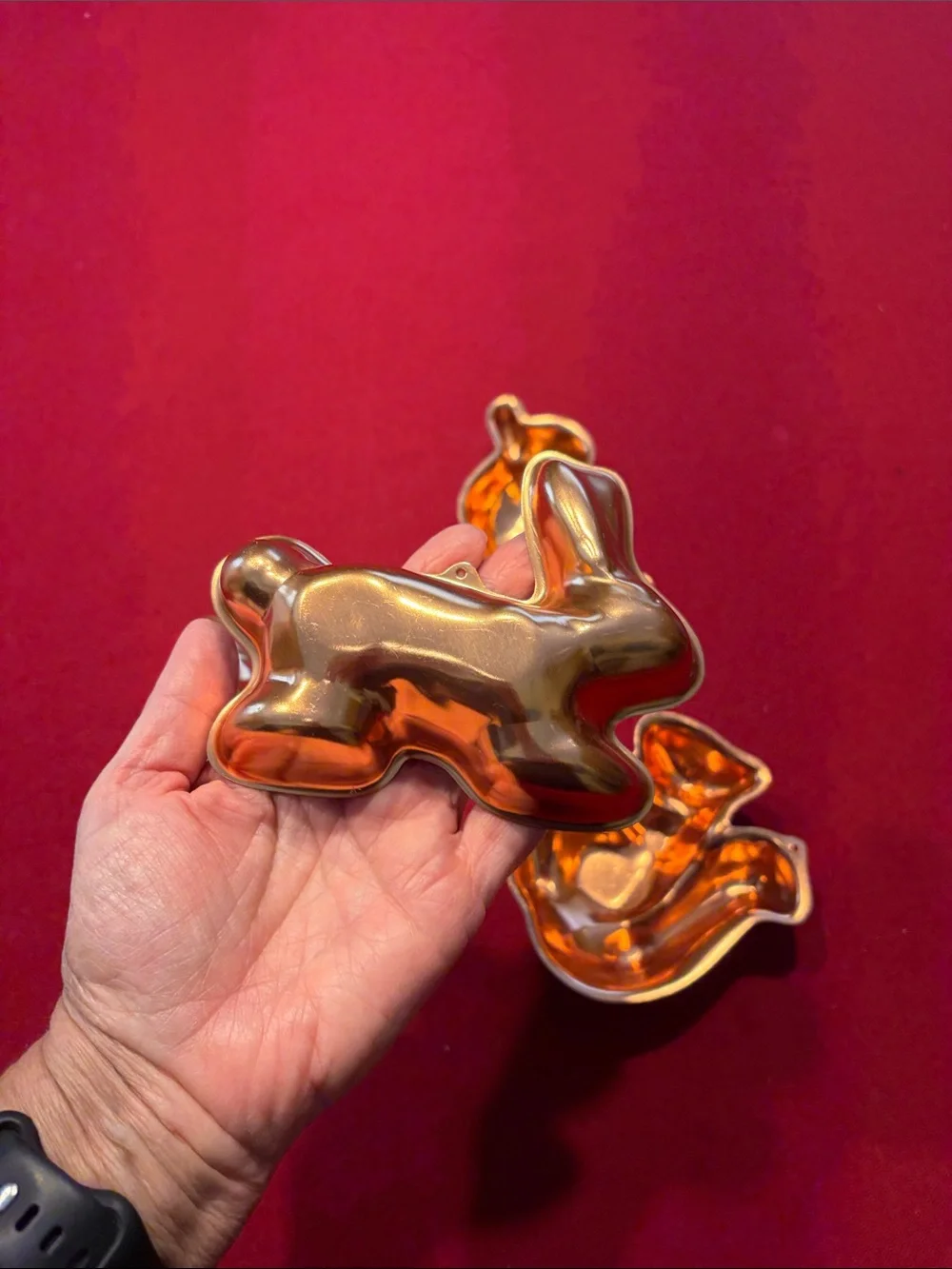 Copper Small Pet Animal Mold Set - Shiny Copper Finish